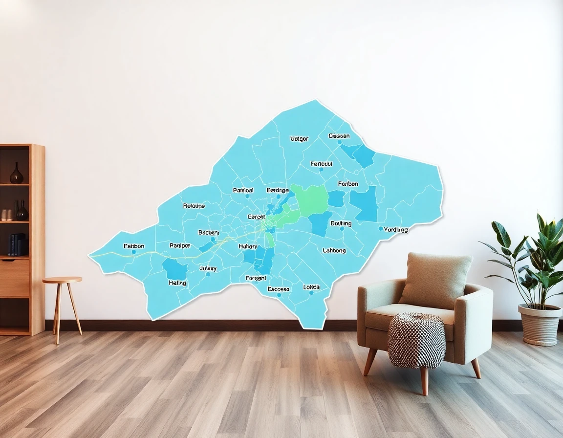 Water Damage Service Areas Map